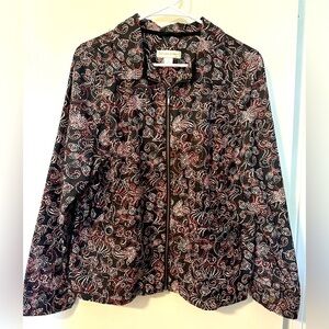 Christopher & Banks Blazer - Full Zipper with Metal Accents - Size Medium